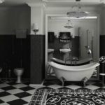 Conception de salle de bain de style vintage