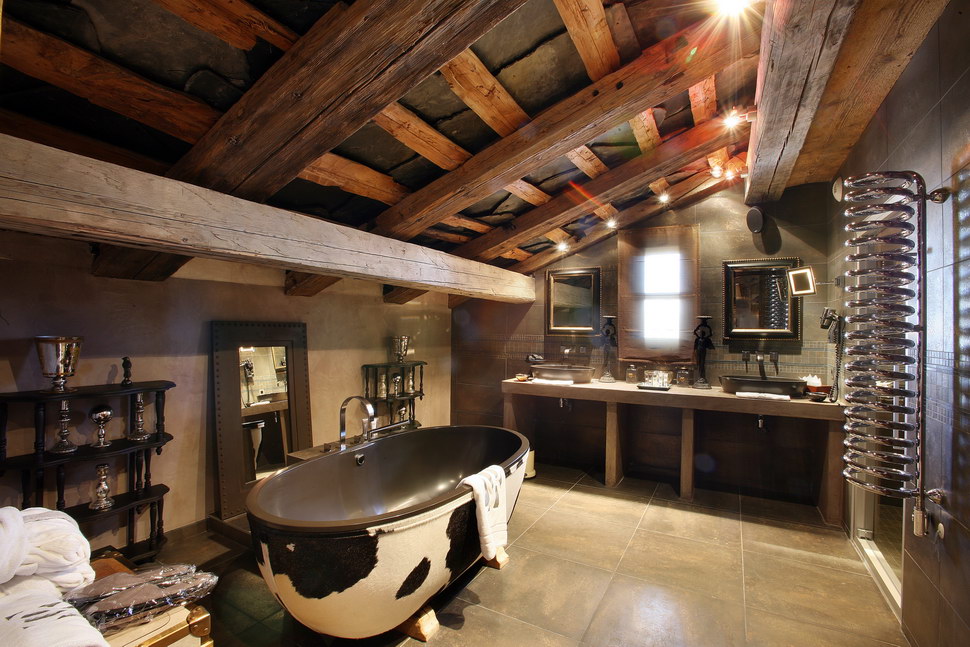 Large Bathroom Country Tree