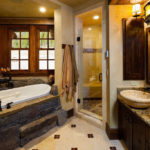 Large Rustic Bathroom