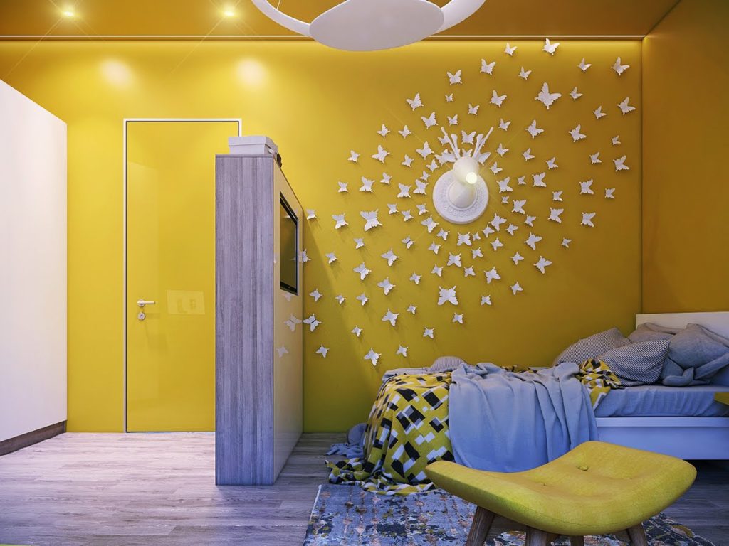 Décor dans la chambre des enfants à partir de matériaux improvisés