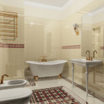 Modern bathroom design 6 sq m