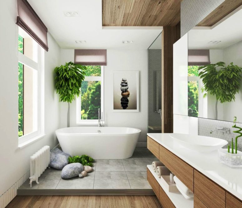 Private bathroom design