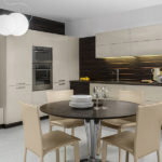 Ensemble de cuisine moderne beige clair