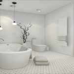 white ceramic tile