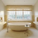 Belle salle de bain beige