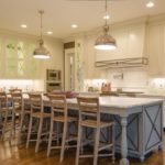 Kitchen design in a private house. Provence stylization.