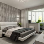 bedroom design with balcony photo