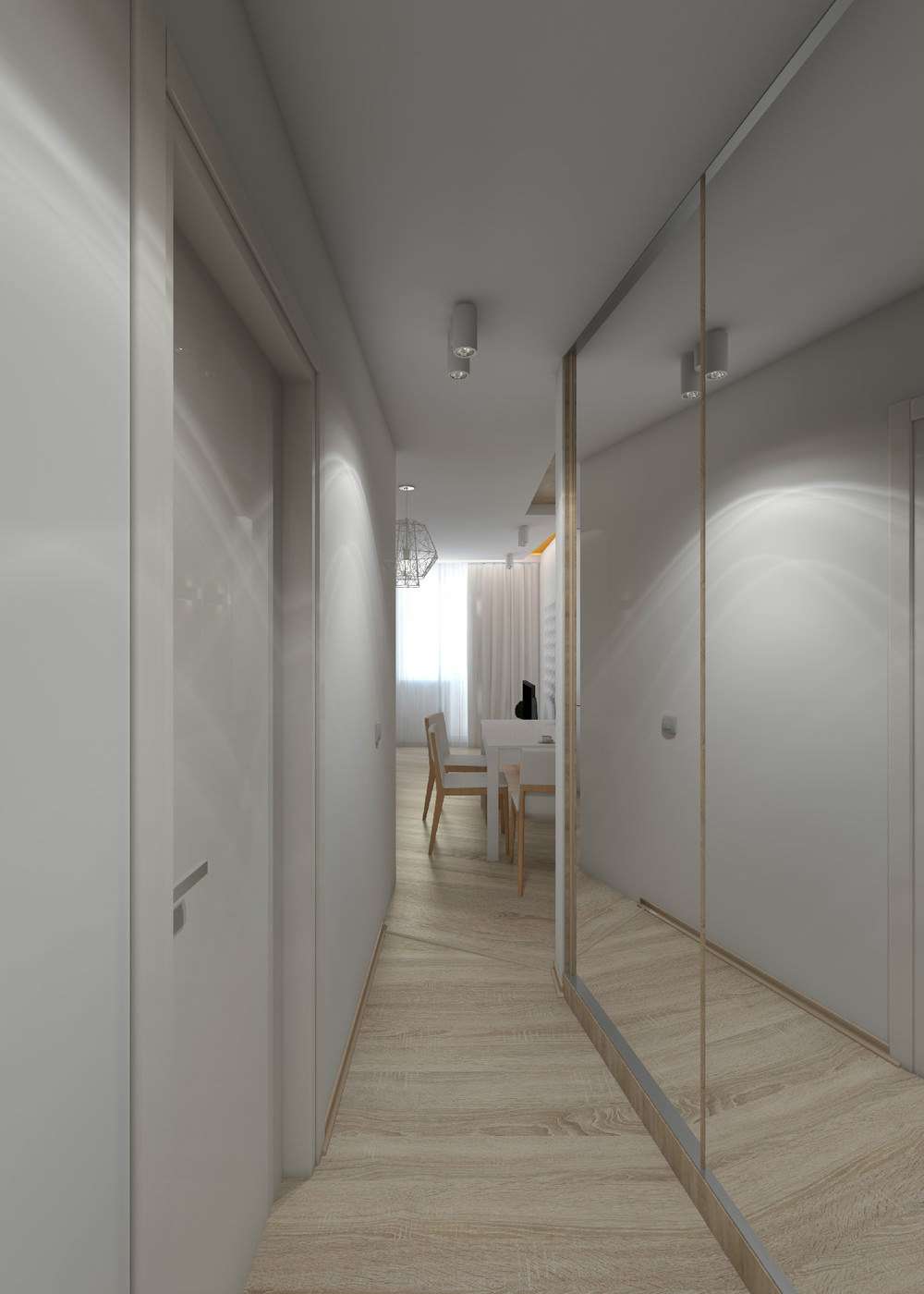 narrow hallway design