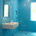 blue ceramic tile