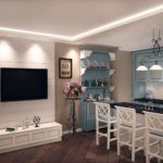 kitchen living room 18 m2 interior ideas