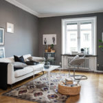 Faire un petit salon en gris et blanc