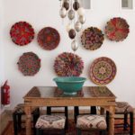 Artisanat de cuisine bricolage plaques peintes sur le mur