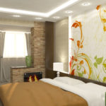 bedroom with balcony photo design