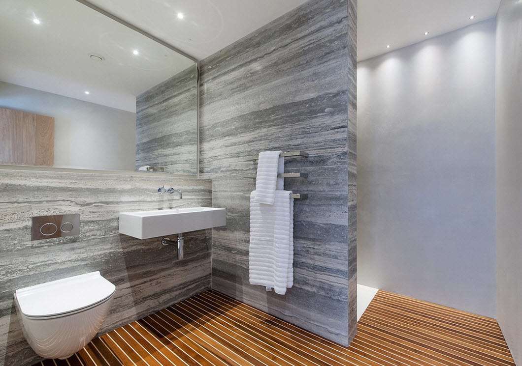 bathroom with shower photo design