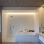 bathroom with shower photo design