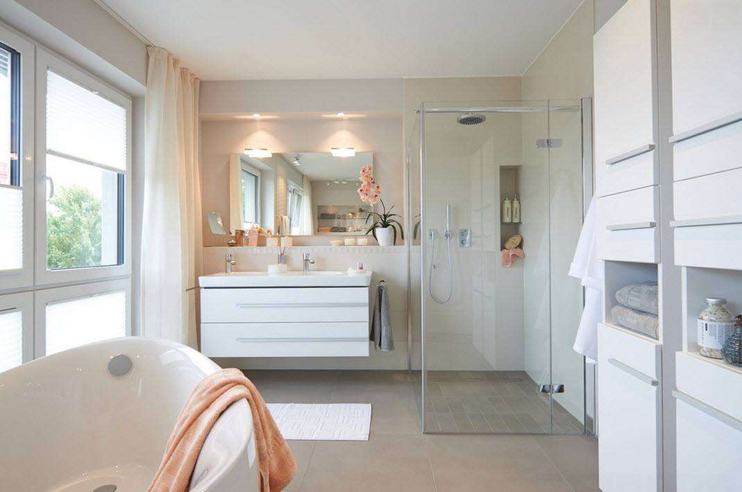 bathroom with shower