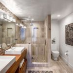 bathroom with shower design