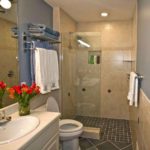 bathroom with shower photo decor