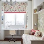 idée de design lumineux d'une chambre pour une fille photo