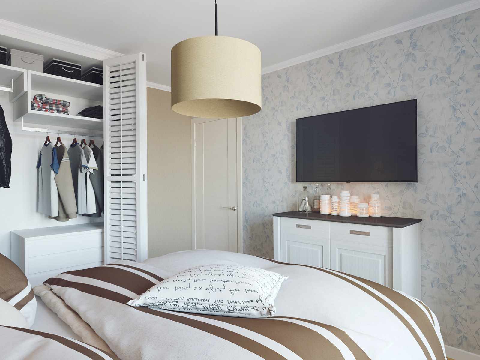 variante d'un beau design d'une chambre