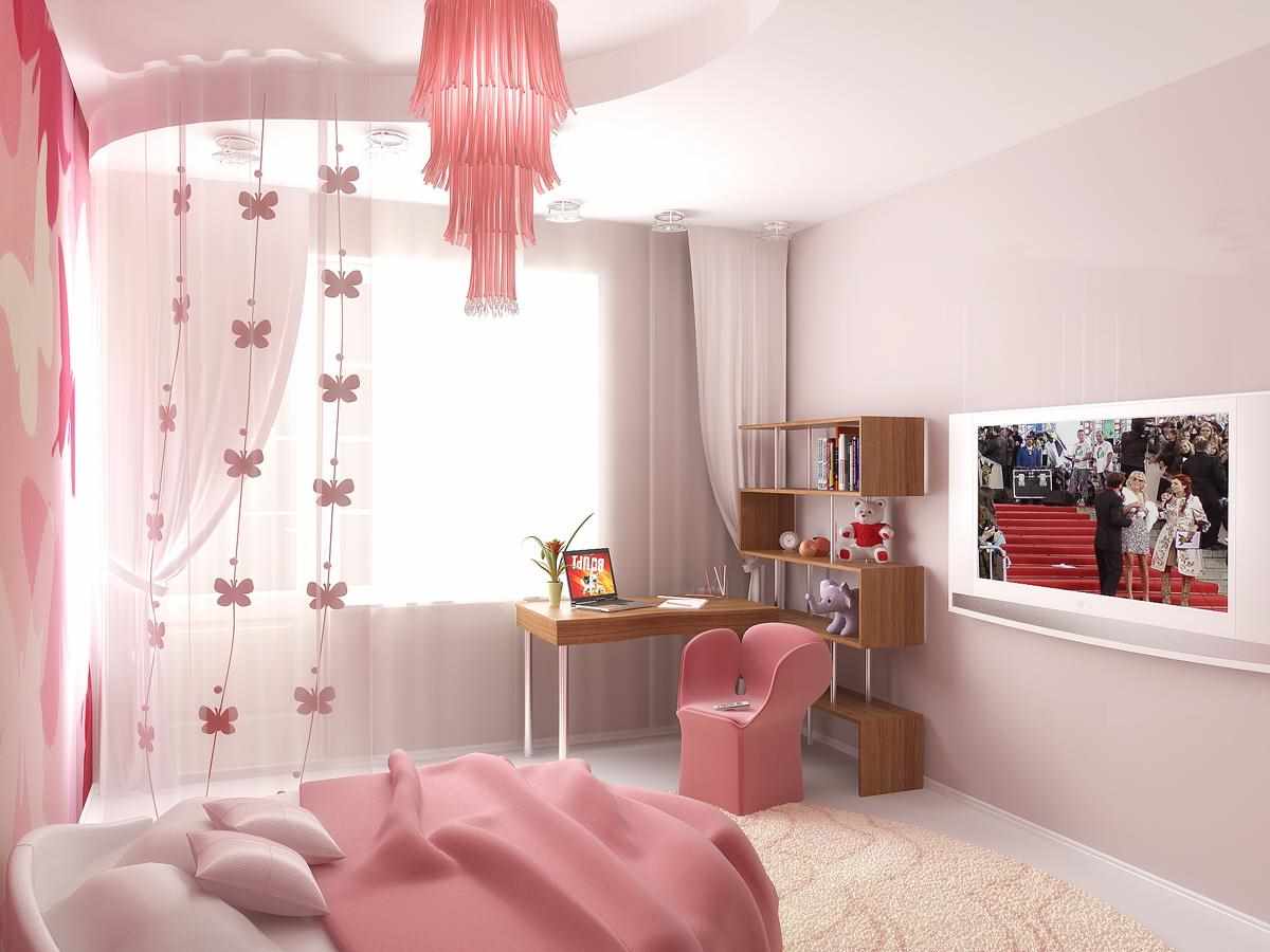 idée d'un décor insolite pour une chambre de fille