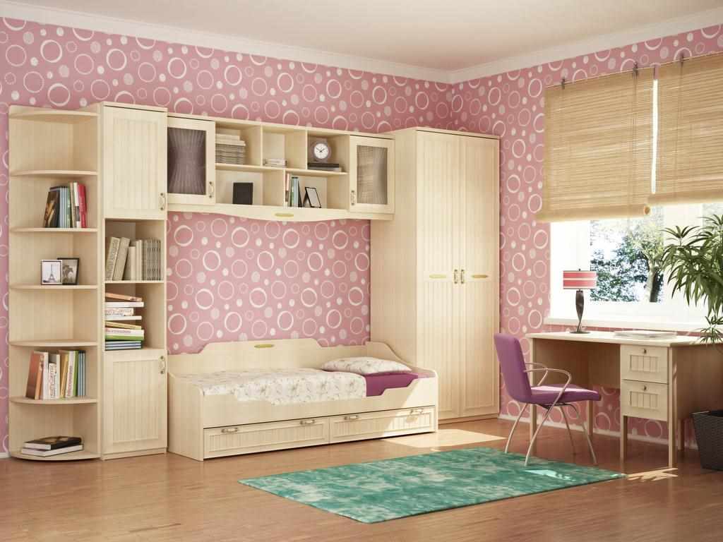 idea of ​​a light decor for a child’s room