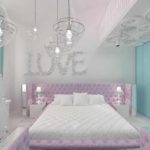 idée d'un style lumineux d'une chambre pour une fille photo