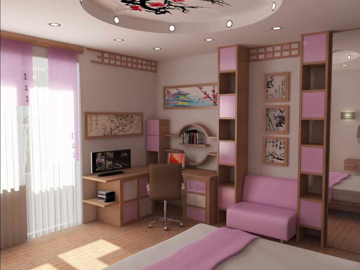 variante d'un beau décor de chambre pour une fille