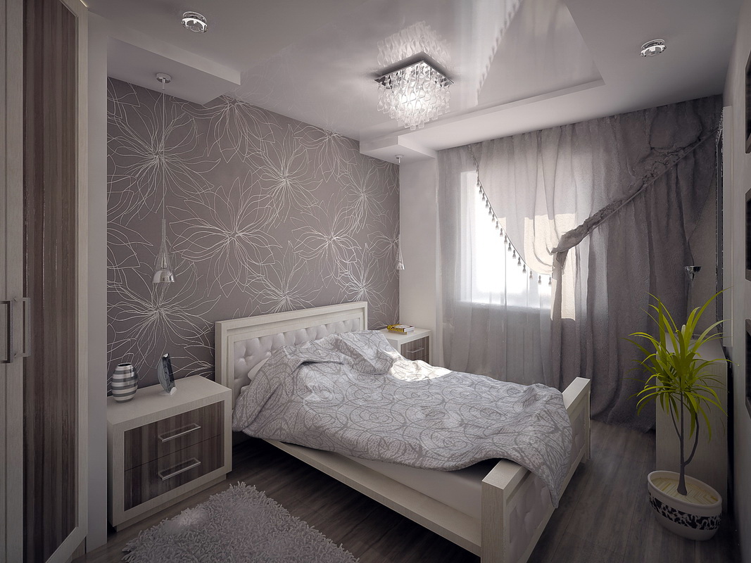 design chambre 11 m² finition claire