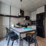 Kitchen with original interior in a country house