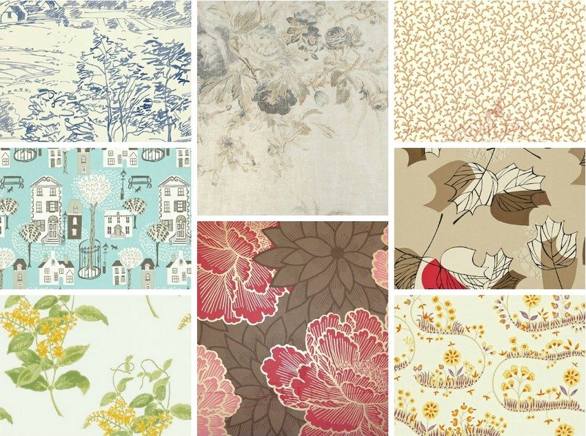 Examples of vinyl wallpaper designs