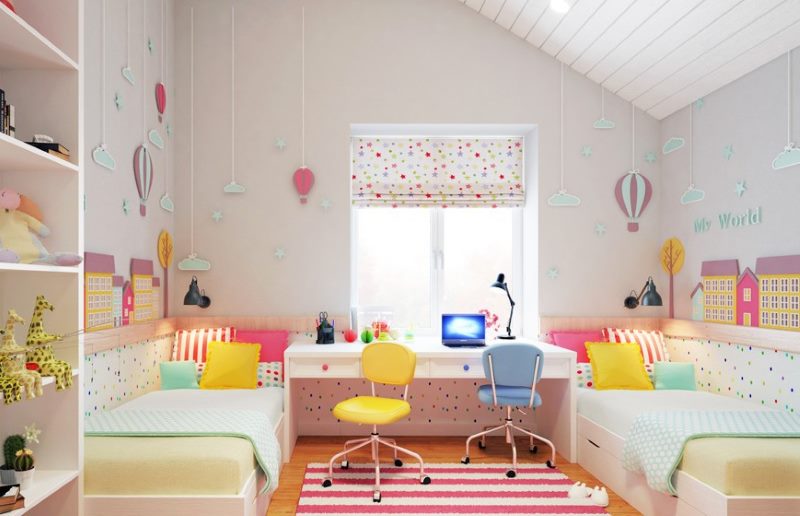 Chambre enfant rose