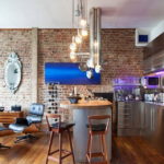 Meubles de cuisine style loft