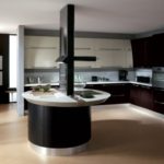 Round kitchen island