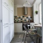 A small table together with a windowsill in the kitchen