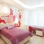 Chambre rose vif