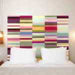 Bright headboard design