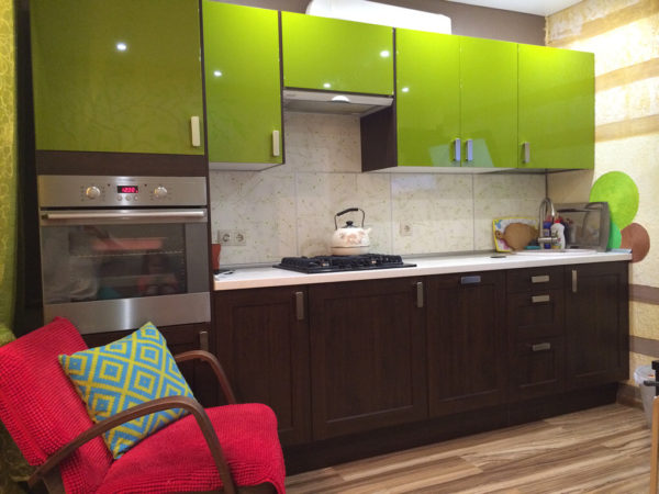 Colore lime in cucina