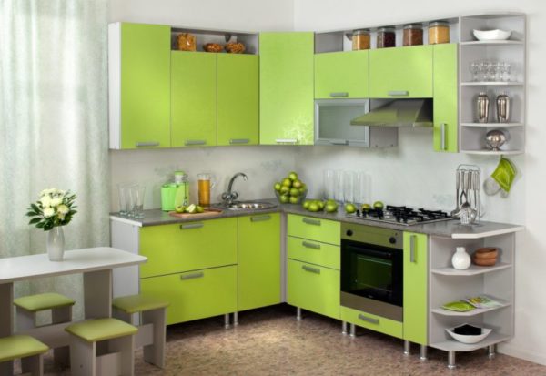 Stile uniforme della cucina al lime