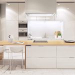 Handleless furniture in kitchen design