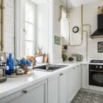 White loft style kitchen