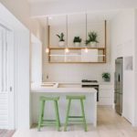 Light green bar stools