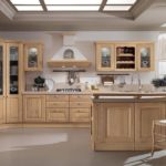 Cucina design con pavimento sfuso