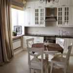 Cozy kitchen in a city apartment