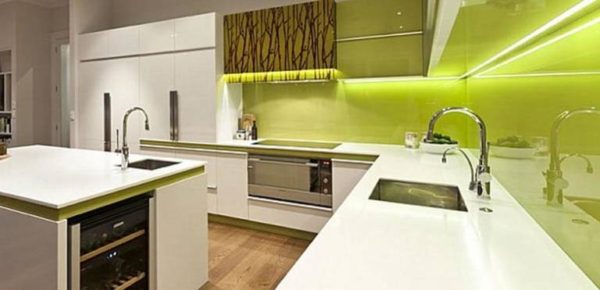 Colore lime all'interno del minimalismo