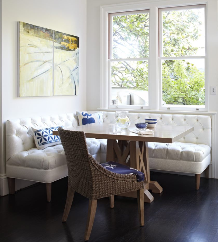 White kitchenette in a private house