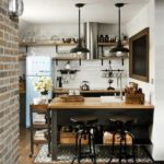 Conception d'une petite cuisine de style loft