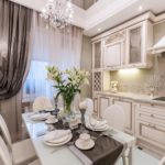 Interno cucina in stile classico