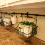 Place for plants in the interior of the kitchen