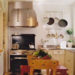 Design della cucina in stile retrò